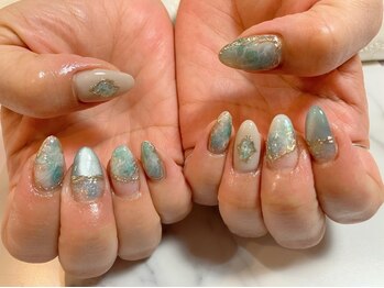 トータルビューティースペース レック 平塚駅前店(REC)の写真/【コンプレックス解消！】爪の薄さ！深爪！フォルム！自然な長さ出し★補強もお任せ◎爪を綺麗に魅せる♪