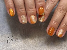 ◆orange×gold nuance◆
