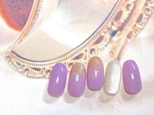 フルールソンネイル(fleur son nail)/5月定額シンプルアート