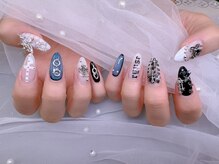 ユミ(U mi)/チップ長さ出しフレンチネイル