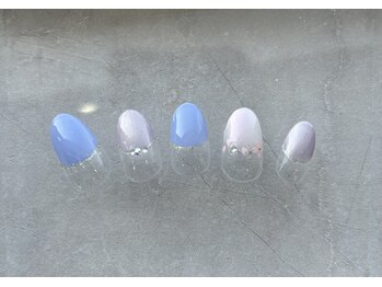 シエルネイルスタジオ 新宮店(Ciel nail studio)/定額★上品シンプル】No.5