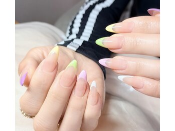 ベラーネイルズバー(Bella nails BAR)/カラフルフレンチ