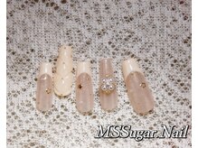 ミスシュガーネイル(MS Sugar Nail)/キルトフレンチネイル
