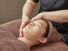 リラクゼーションサロン 采香/お顔がプルプル