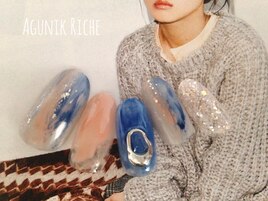 【ニュアンスネイル】