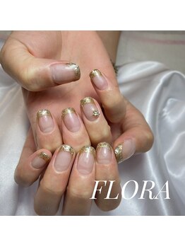 フローラ(FLORA)/ラメフレンチ