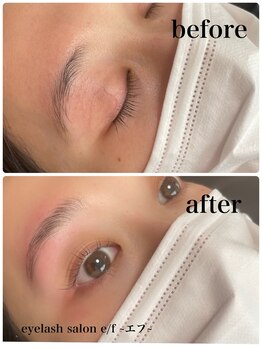 エフ(e/f)/HBL×バービーラッシュリフト