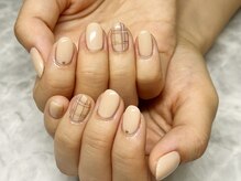 エーネイルルーム(A.Nail.room)/秋チェックネイル