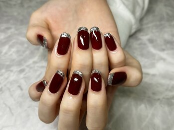 エーネイルルーム(A.Nail.room)/ガラスフレンチネイル
