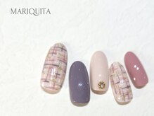 ネイルサロン マリキータ(MARIQUITA)/冬ネイル/ツイードネイル