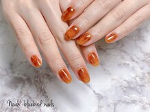 ノアブルーバードネイルズ(Noah' bluebird .nails)/オレンジべっ甲ネイル