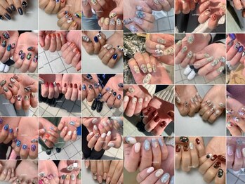 ヘアーデザイン ジュモク(Jumoku)の写真/オフいつでも¥500！《繊細な手描きアートからトレンドアートまで☆》豊富なデザイン♪納得の高技術！