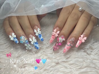 エマネイル プラスキハクヤ 枚方店(EmaNail+KIHAKUYA)/ヒョウ柄ネイル