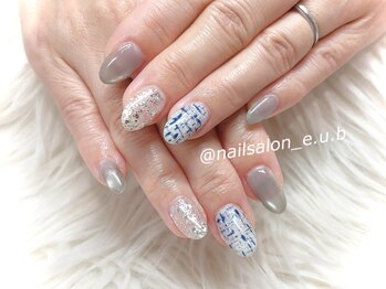 ぷるマグ×ツイードネイル