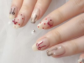 バレンタインネイル♪