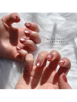 マリー ネイルズアンドラッシュアート モザイクモール港北店(MARIE NAILS & LASH ART)/￥7,700 マグネット0320b