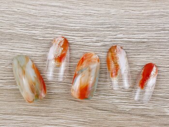ネイルサロンアンドスクール ミュー(Nail Salon & school mieux)/塗りかけネイル