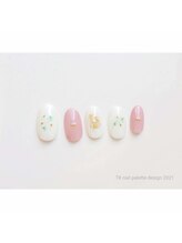 ティーケーネイルパレット/押し花　デザインコースB