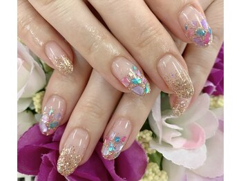 ディーネイル 四条烏丸(D-nail)/[中村]キラキラシェル☆