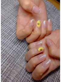 向日葵ネイル♪