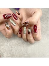 フィール(feel)/ボルドー×ブラウン