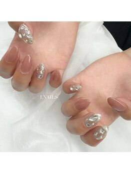 アイネイルズ 布施店(I.NAILS)/ネイルデザイン大人可愛い