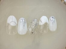 ネイルサロン フローリア(nail salon Florir)/ホワイトニュアンスネイル