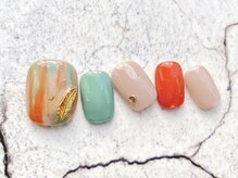 ターラ(Tara)/フットネイル×エスニック風