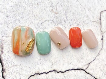 ターラ(Tara)/フットネイル×エスニック風