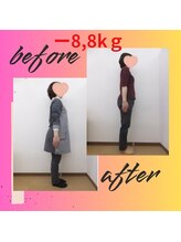 スーパースリムダイエット茅ヶ崎 茅ヶ崎整体院/3ヵ月－8,8ｋｇ減ダイエット♪