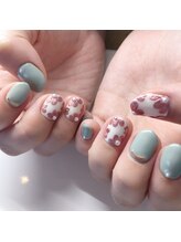 ネイルサロン アテナ(Athena)/持ち込みアート/お花