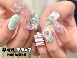リボン/春カラー/ミントグリーン