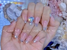 レアネイル 渋谷店(Le’a nail)/ガラスフレンチ
