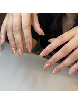ヘブン ネイル 鶯谷(HEAVEN Nail)/Mirror Design Nail