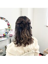 ソル(sol)/ハーフアップヘアセット☆