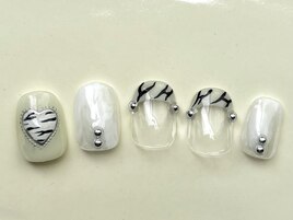 手描きハートゼブラ10140円