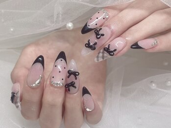 モカ 心斎橋(moca by Lee)/【Mizuki】チークネイル