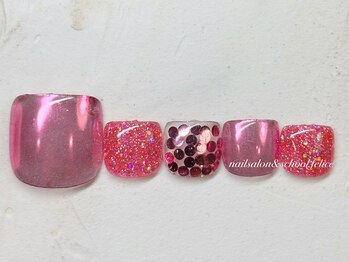 フェリーチェ(nail salon＆school felice)/フットネイル/定額制9900円/瑞江
