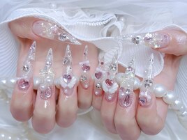 #シンプルネイル　#付け放題