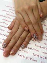 ヘアアンドネイル ピーファイブ(P-five)/遊び心！アニマルネイル♪