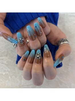 グラマラス アンジェアイ 荻窪店(glamourous ange eye)/グラデネイル