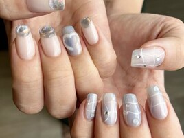 うるうるちぐはぐネイル