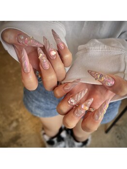 ネス 沖縄店(Nes.)/yuko☆オーロラネイル