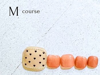 定額ネイルMコース フット