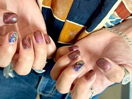 Autumnニュアンスメンズネイル☆