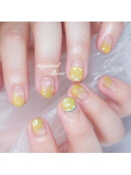 たゆ ネイル(たゆnail)/パラジェル夏のフルーツネイル