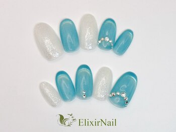 エリクサーネイル 池袋(Elixir Nail)/定額a シンプル/クーポン使用