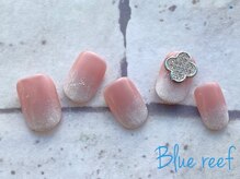 ネイルアンドまつげエクステ ブルーリーフ 四谷三丁目店(Blue Reef)/バンクリ風ネイル