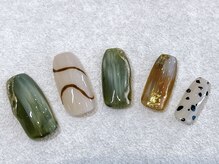 ゼル プレミアム(ZELE)/レオパードカーキ　トレンドA