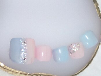 からだの恵み/大人かわいいフットネイル